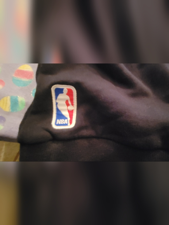 adidas Black Chicago Bulls Sweatshirt with Red Trim and Brown Bull Patch - Picture 2 of 4